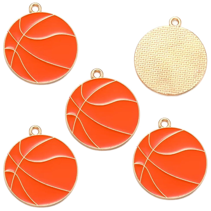 Alloy Sports Charms with Rhinestones for Jewelry Making, Bracelets, Necklaces, and DIY Crafts, Pack of 20