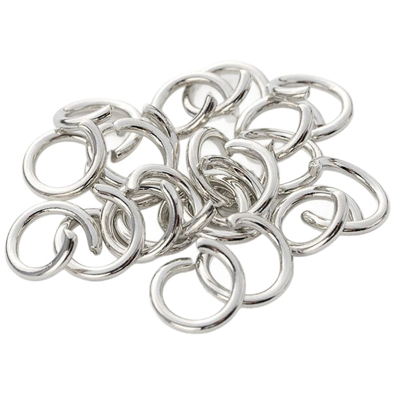 Open Jump Rings Iron for Jewelry Making Keychains Necklace Repair and DIY Crafts, Pack of 600