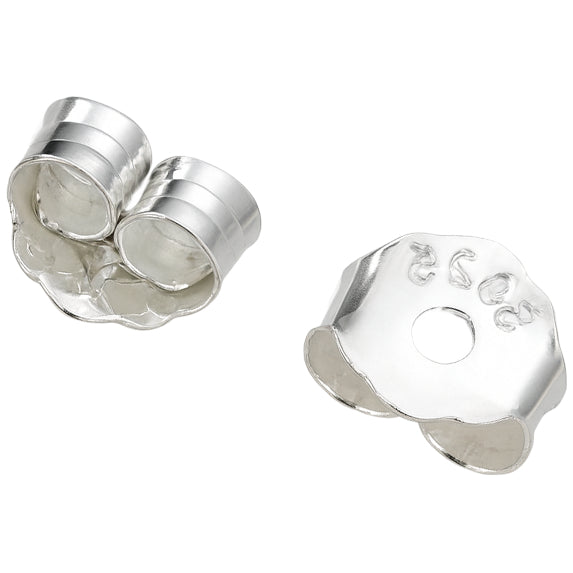 Screw On Earring Backs Pair for Diamond Studs and Threaded Post Jewelry