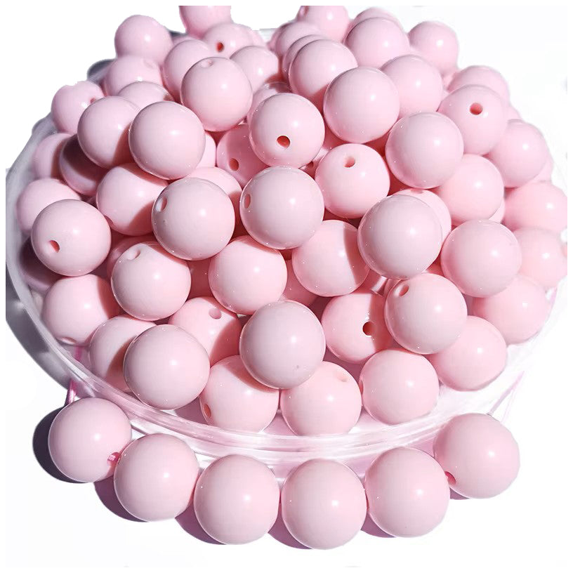 6mm Matte Acrylic Round Beads for Jewelry Making, Bracelets, Necklaces, and DIY Crafts, Pack of 4300