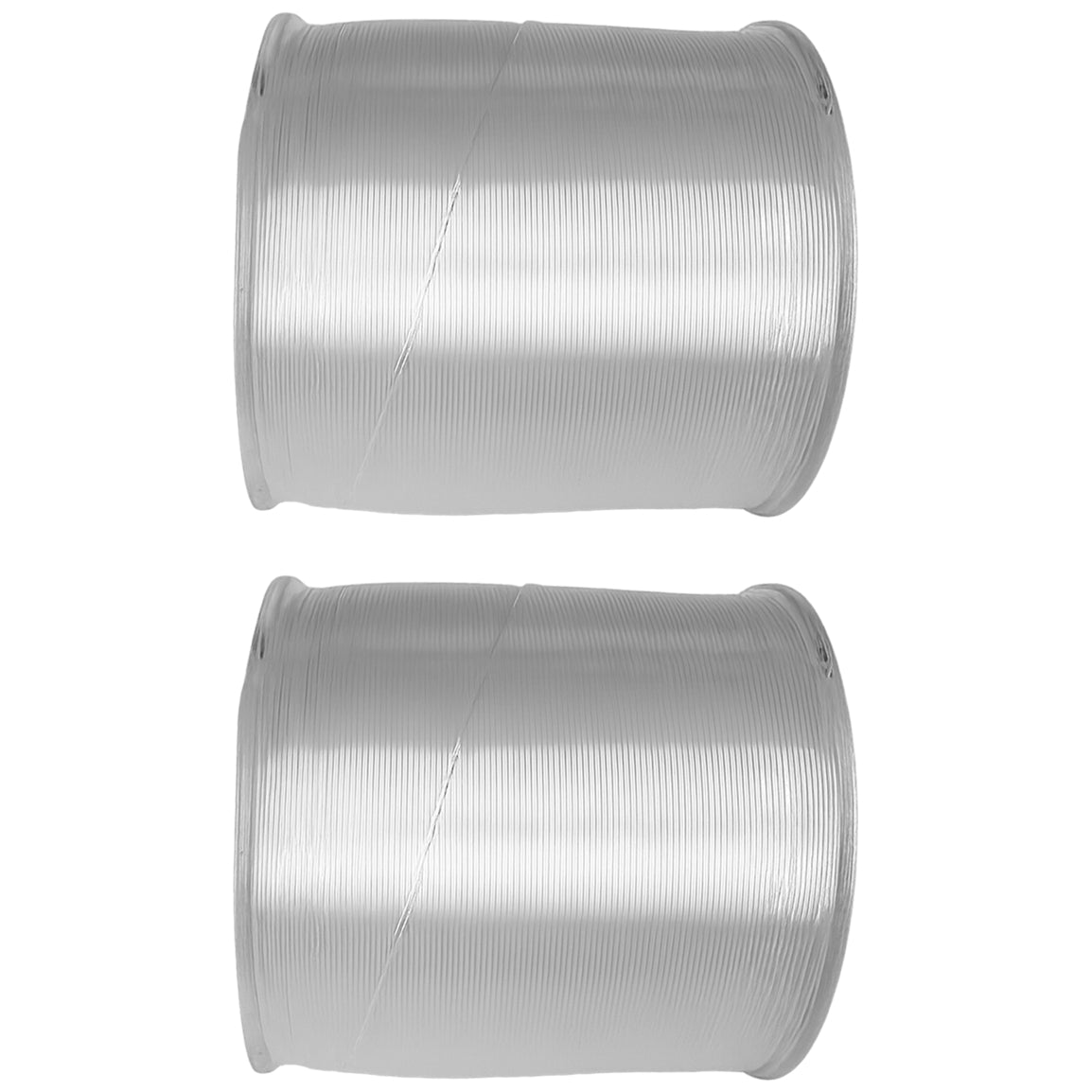 1mm Crystal Clear Elastic Cord for Bracelets, Necklaces, Beading, and Jewelry Making, Pack of 2