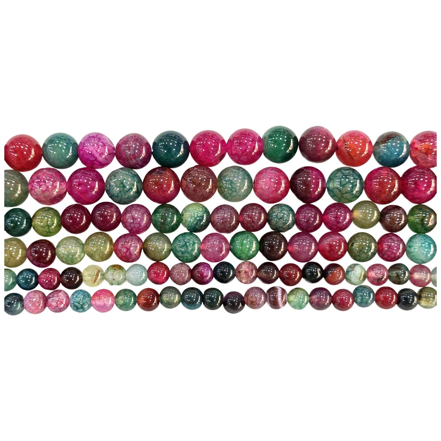 Natural Hematite Gemstone Round Beads 15 Inch Strand for Jewelry Making and Craft Design