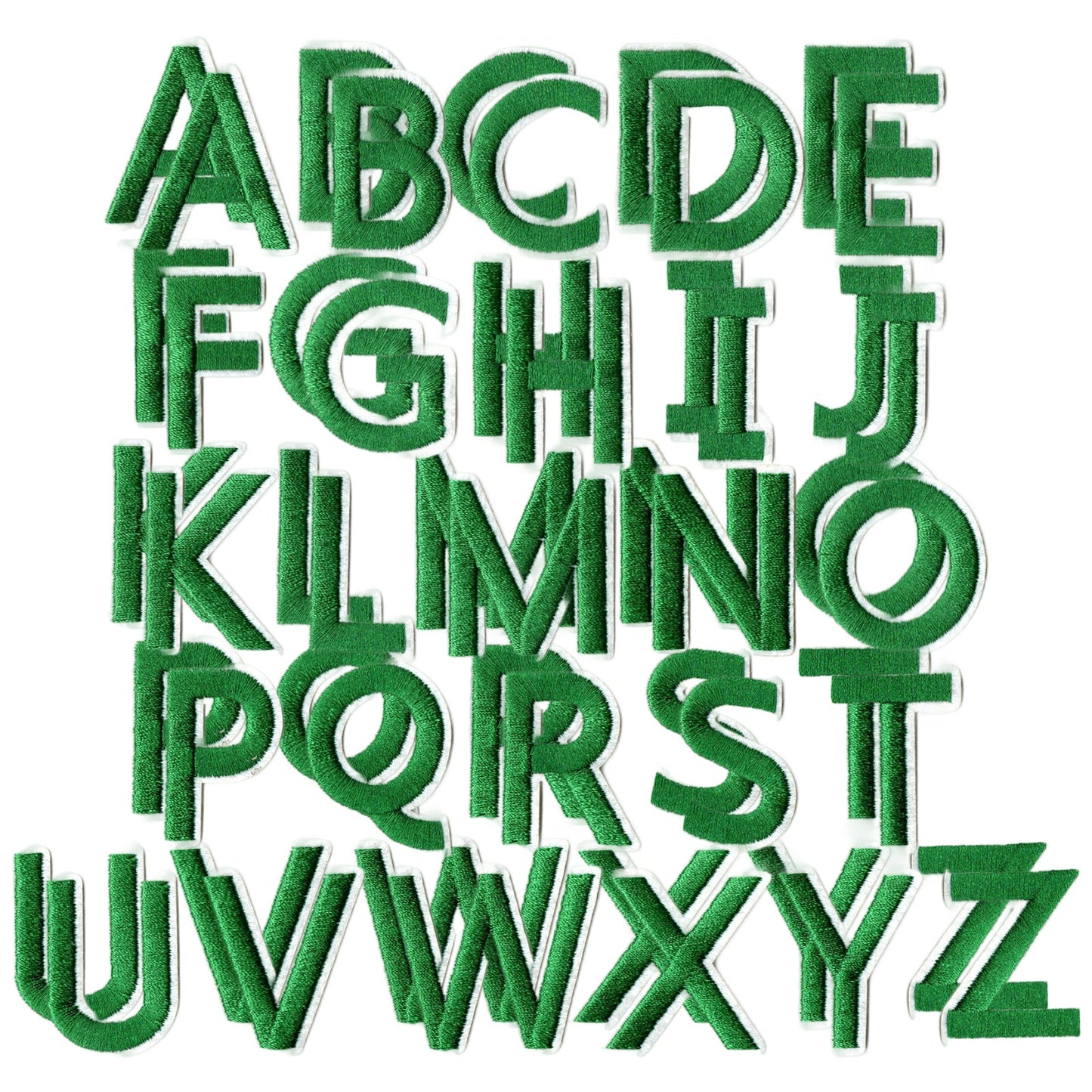 Iron On Alphabet Letter Patches A to Z Embroidered Applique for Clothes Hats Jeans