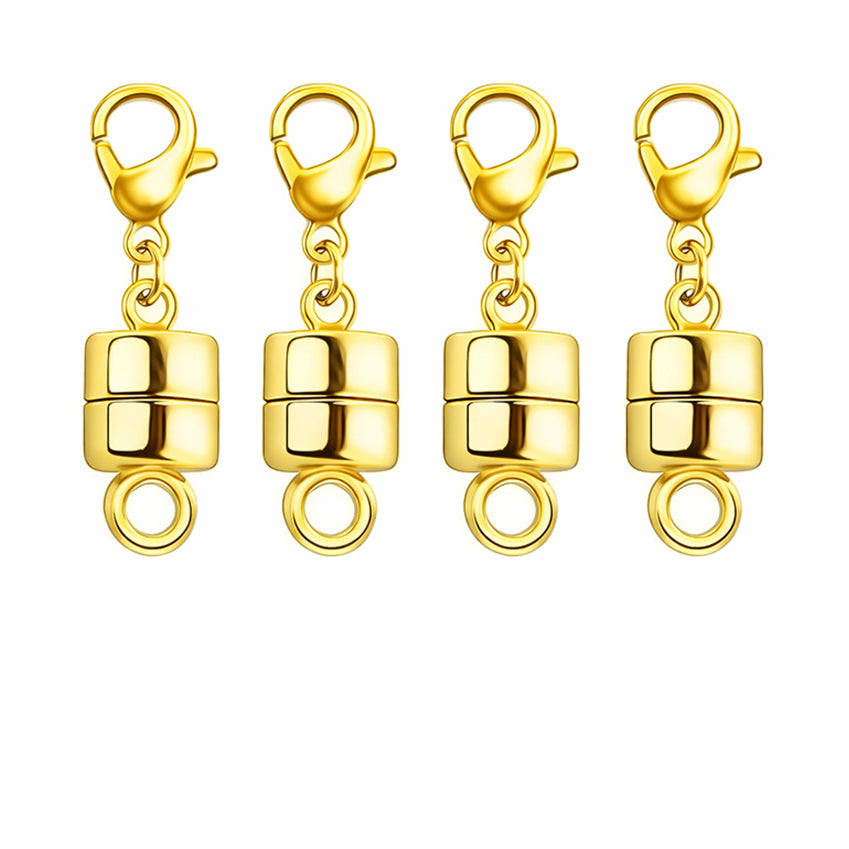 Magnetic Necklace Clasps Gold Silver Plated Bracelet Converter Chain Extender Jewelry Closures
