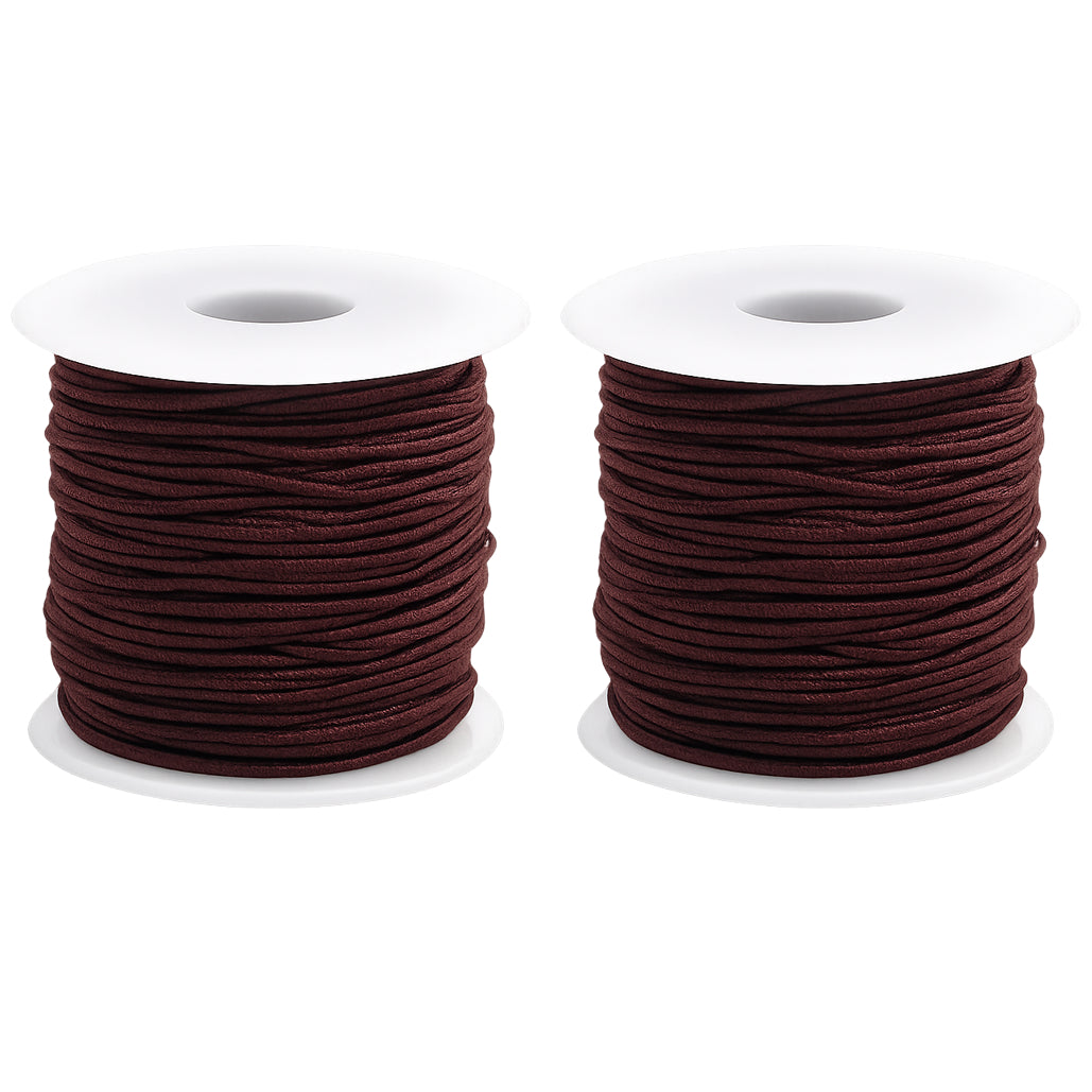 1mm Stretchy Elastic Cord for Bracelet and Jewelry Making, 330 Feet Each, Pack of 2
