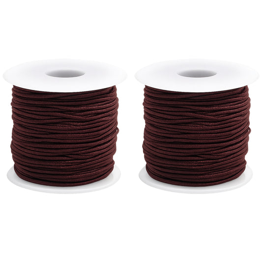 1mm Stretchy Elastic Cord for Bracelet and Jewelry Making, 330 Feet Each, Pack of 2