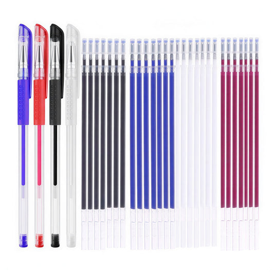 Heat Erasable Fabric Marking Pens with Refills for Quilting, Sewing, Dressmaking and DIY Tailoring
