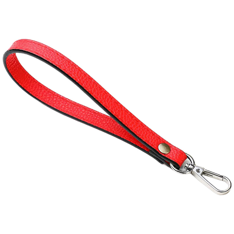 PU Leather Wristlet Strap with Metal Clasp, Replacement Hand Strap for Wallets, Purses, Clutches, and Keys