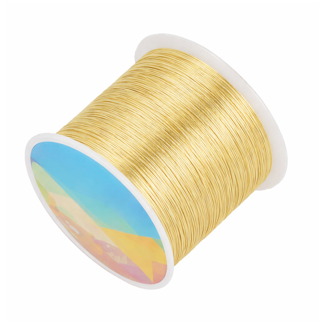 Copper Wire 328 Feet Tarnish Resistant Jewelry Wire for Beading Wrapping and DIY Crafts