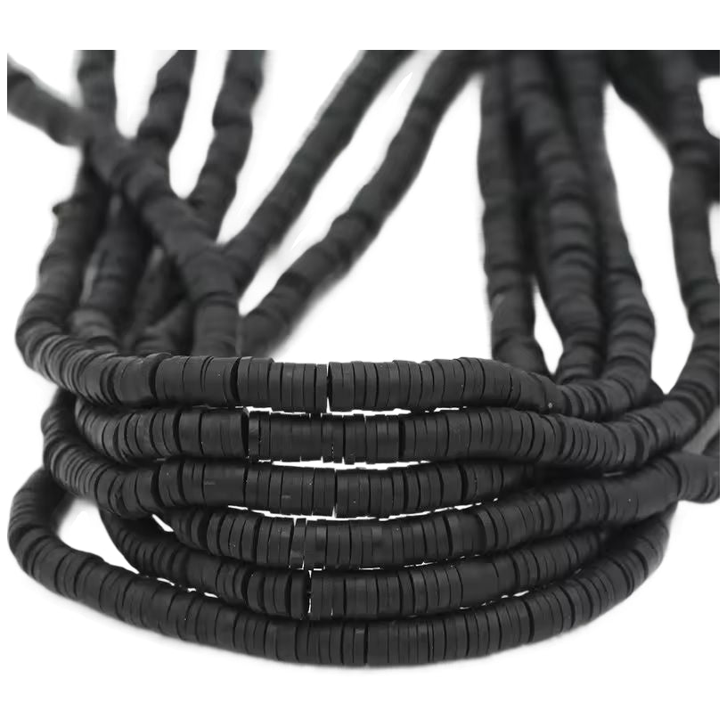 6mm Heishi Clay Beads for Jewelry Making Bracelets and Necklaces, Pack of 3000