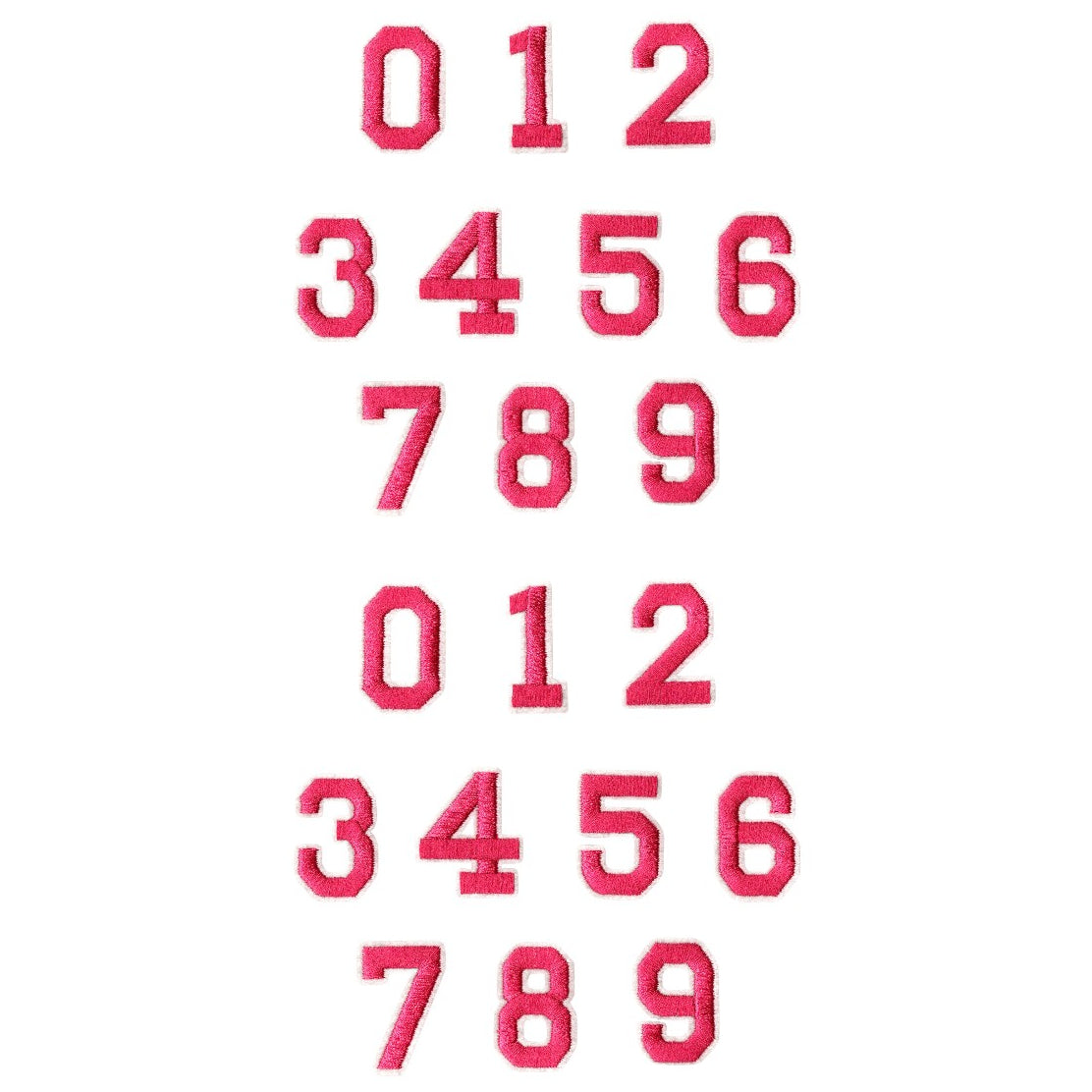 Iron-On Alphabet and Number Embroidered Patches for Clothing, Hats, Jeans, DIY Crafts and Sewing Repairs