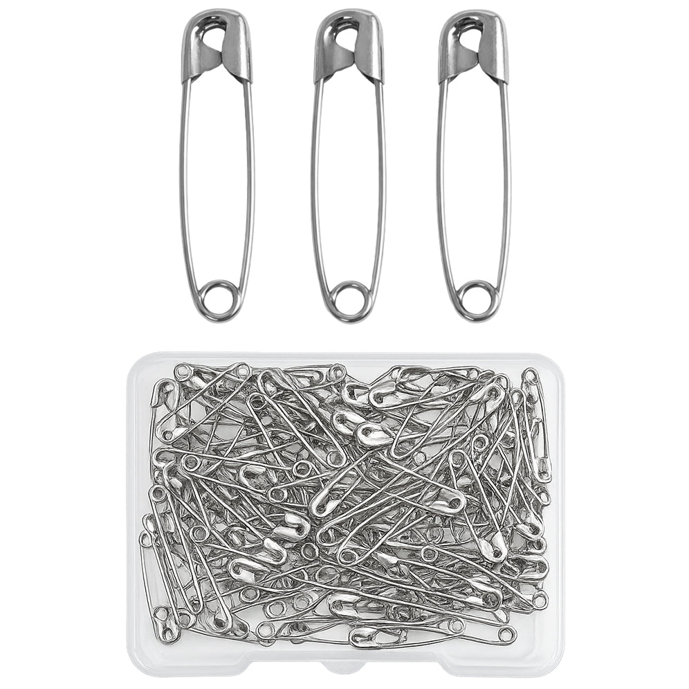 Safety Pins Bulk Pack for Sewing, Crafts, Clothing Repairs, and Household Organization, Pack of 500