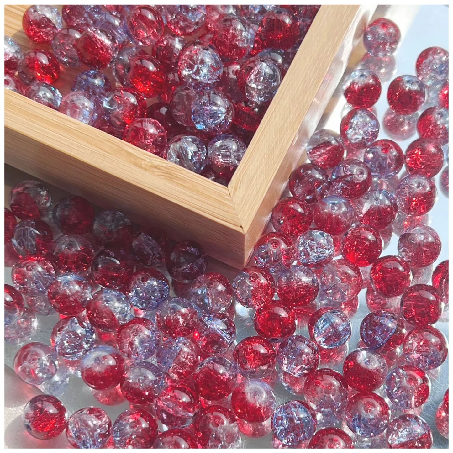 8mm Natural Rose Quartz Gemstone Round Beads for Jewelry Making, Pack of 100