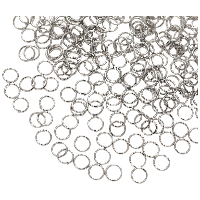 Open Jump Rings for Jewelry Making Earrings and Keychains for Crafts Repair Supplies, Pack of 300