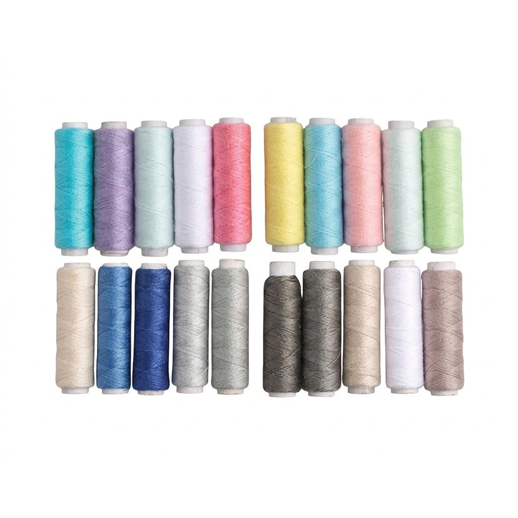 Sew-All Thread Set, 100m Spools for Sewing, Quilting, Mending, and DIY Crafts, Pack of 20