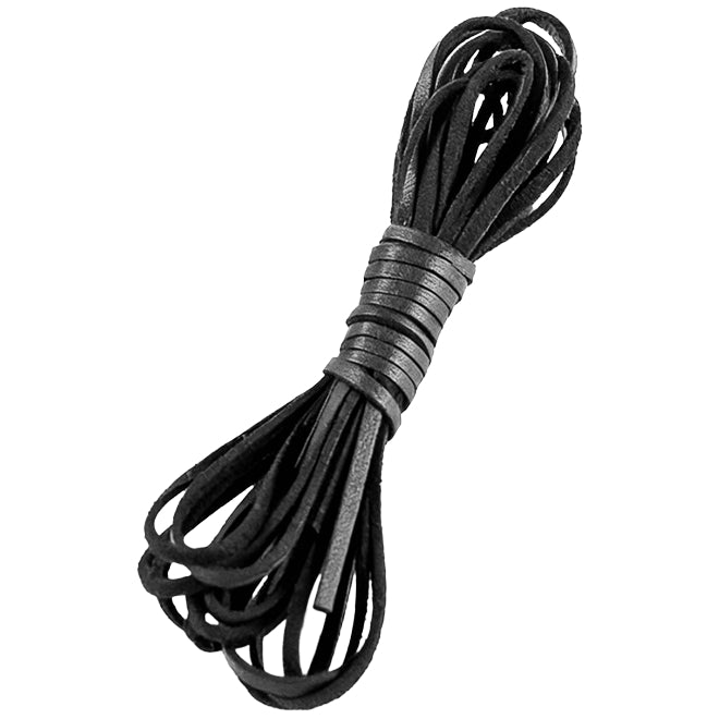 3mm Flat Genuine Leather Cord Tan Braiding String for Jewelry Making Shoe Laces Crafts and Handicraft Purse