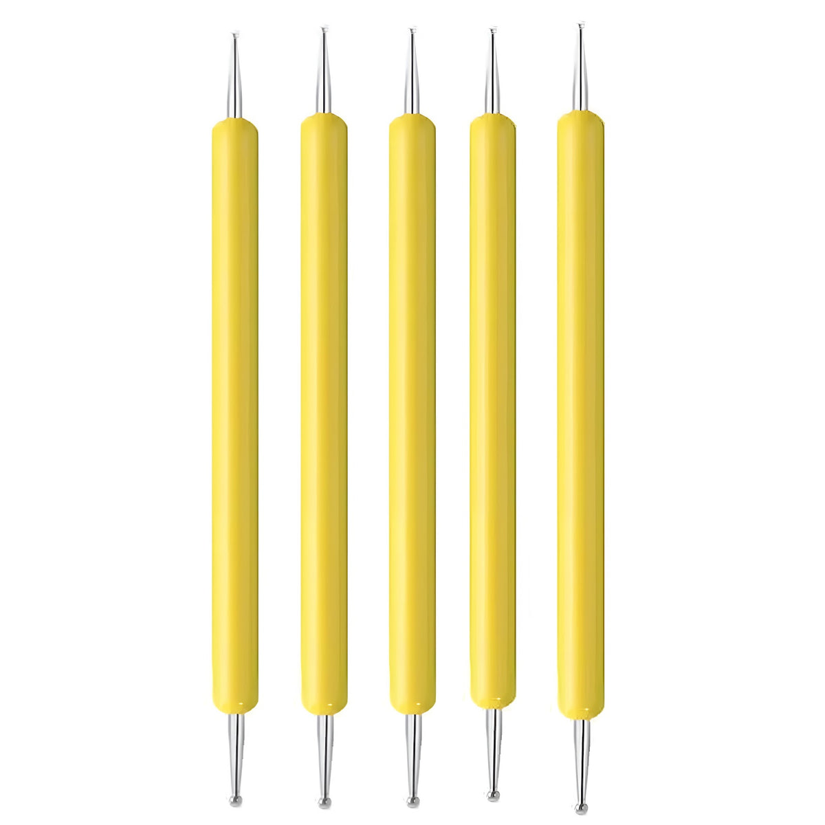 Ball Tip Stylus Set for Tracing Embossing Nail Art Clay Sculpting and Drawing Tools, Pack of 5