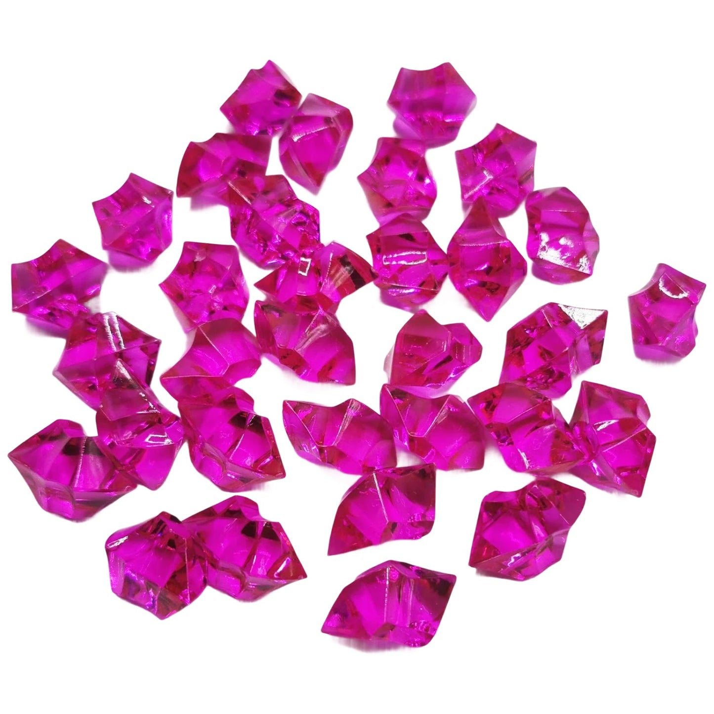 Clear Acrylic Fake Ice Diamonds Vase Fillers For Wedding Centerpieces Party Table Decor, Pack of 260
