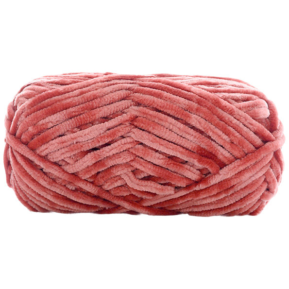Thick Velvet Chenille Yarn 100 Grams/3.52oz 87.5 yards Skein Soft Chunky Plush Yarn for Knitting and Crocheting