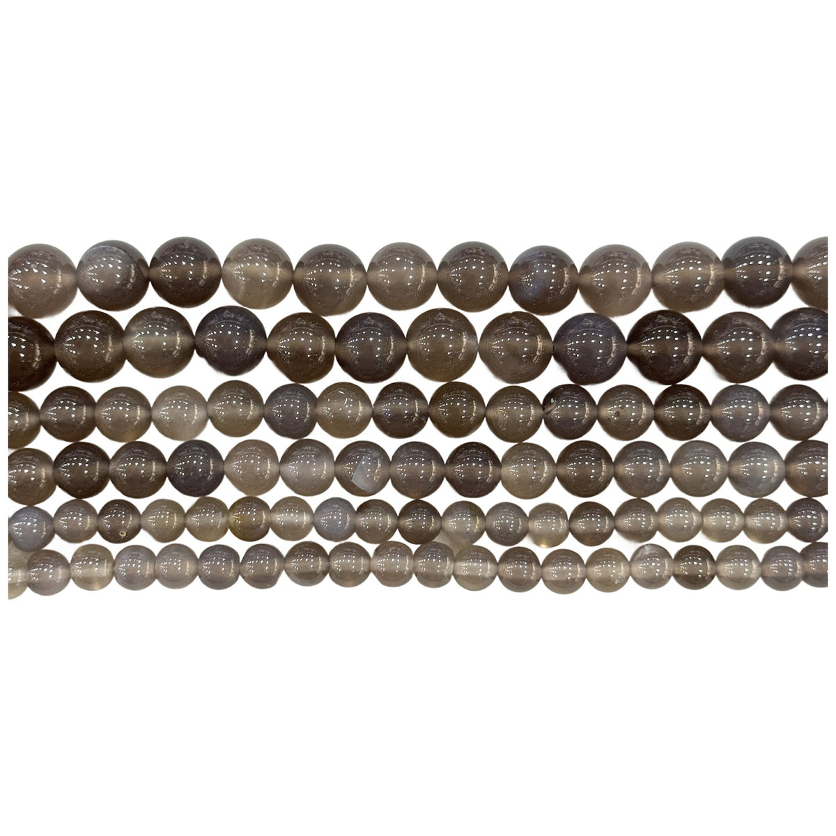 Natural Hematite Gemstone Round Beads 15 Inch Strand for Jewelry Making and Craft Design