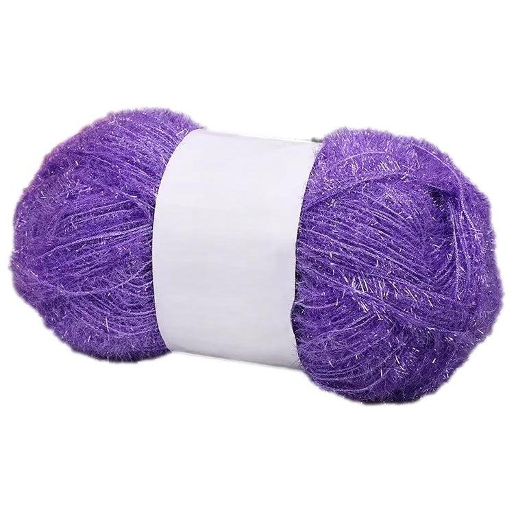 Sparkling Scrubby Yarn for Dishcloths 50g/1.76oz 109 Yards, Durable Polyester Yarn for Crocheting