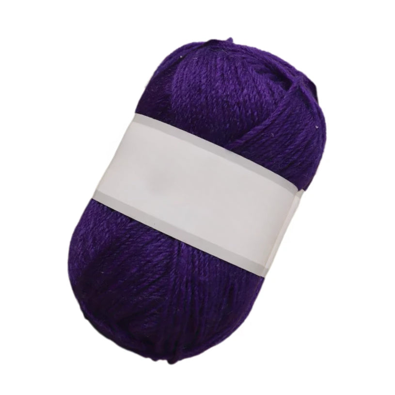 Worsted Acrylic Yarn for Blankets – Hand Knitting and Crochet Yarn, 50g/1.76oz 109 Yards