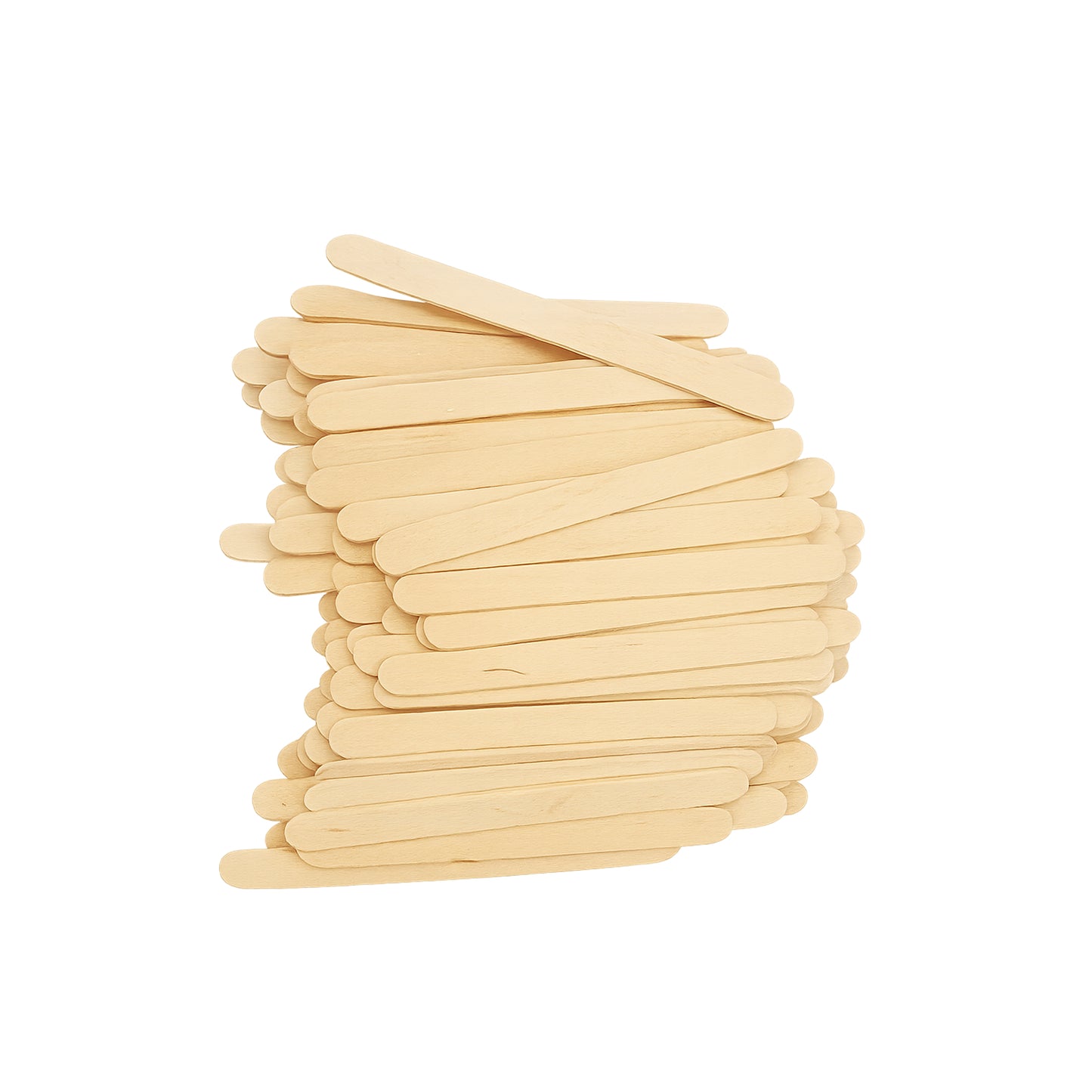 Wooden Popsicle Sticks 4.5 Inch Natural Craft Sticks for Ice Cream and DIY Projects, Pack of 200