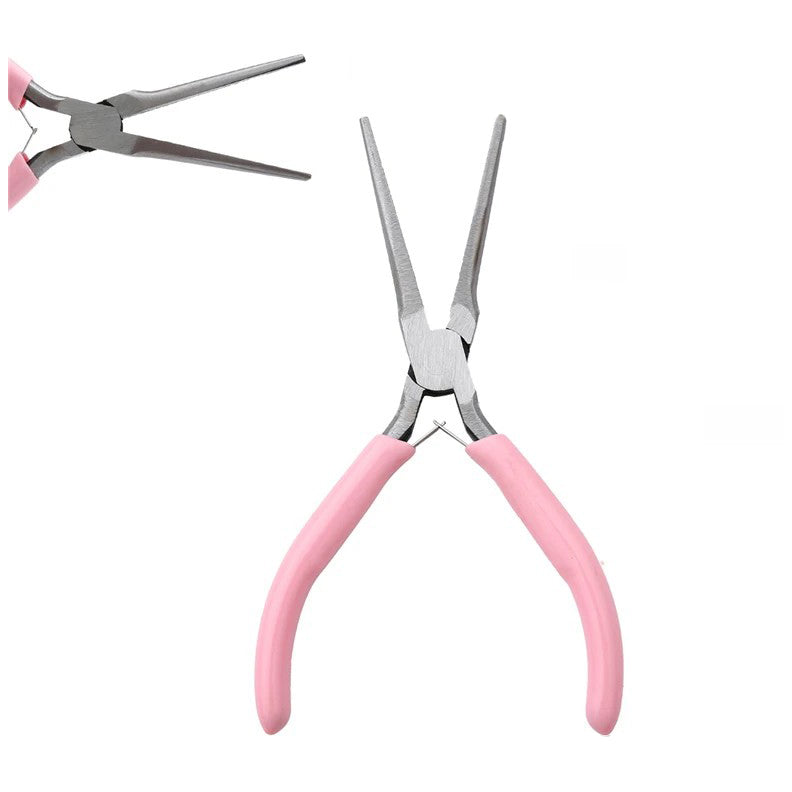 Jewelry Making Pliers and Wire Cutters Set with Round, Flat, Bent, Flush Cutting Tools