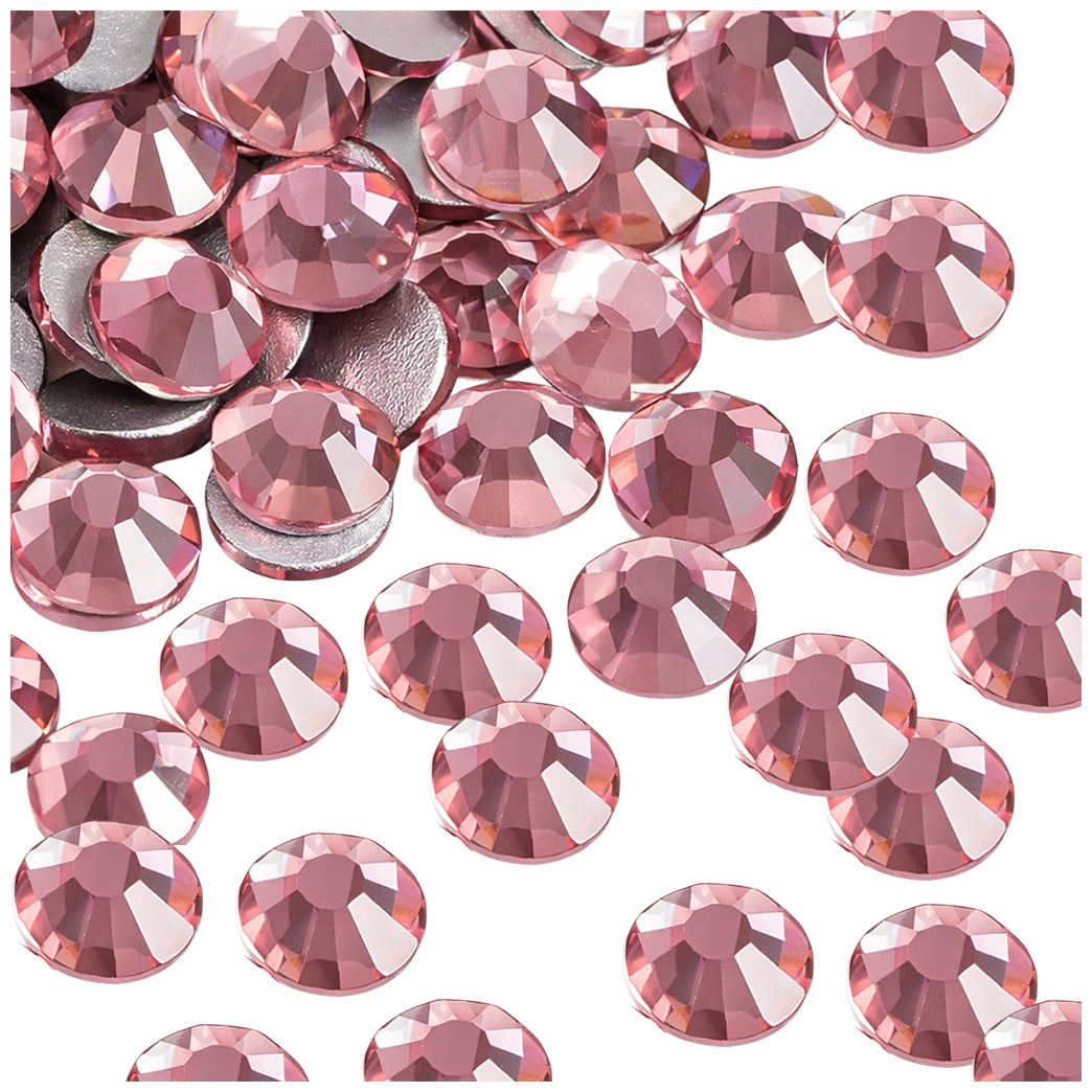 Shiny Hotfix Flatback Glass Rhinestones for Nail Art, Clothing, Crafts, DIY Crystal Decorations