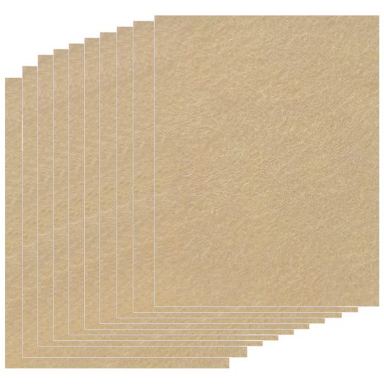 Self Adhesive Felt Fabric for Drawer Liners Jewelry Boxes DIY Crafts and Home Projects, Pack of 10