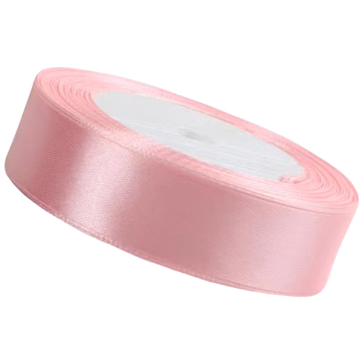 Single Face Polyester Satin Ribbon 1 Inch 25 Yards Solid Fabric for Gift Wrapping Bows and Decor