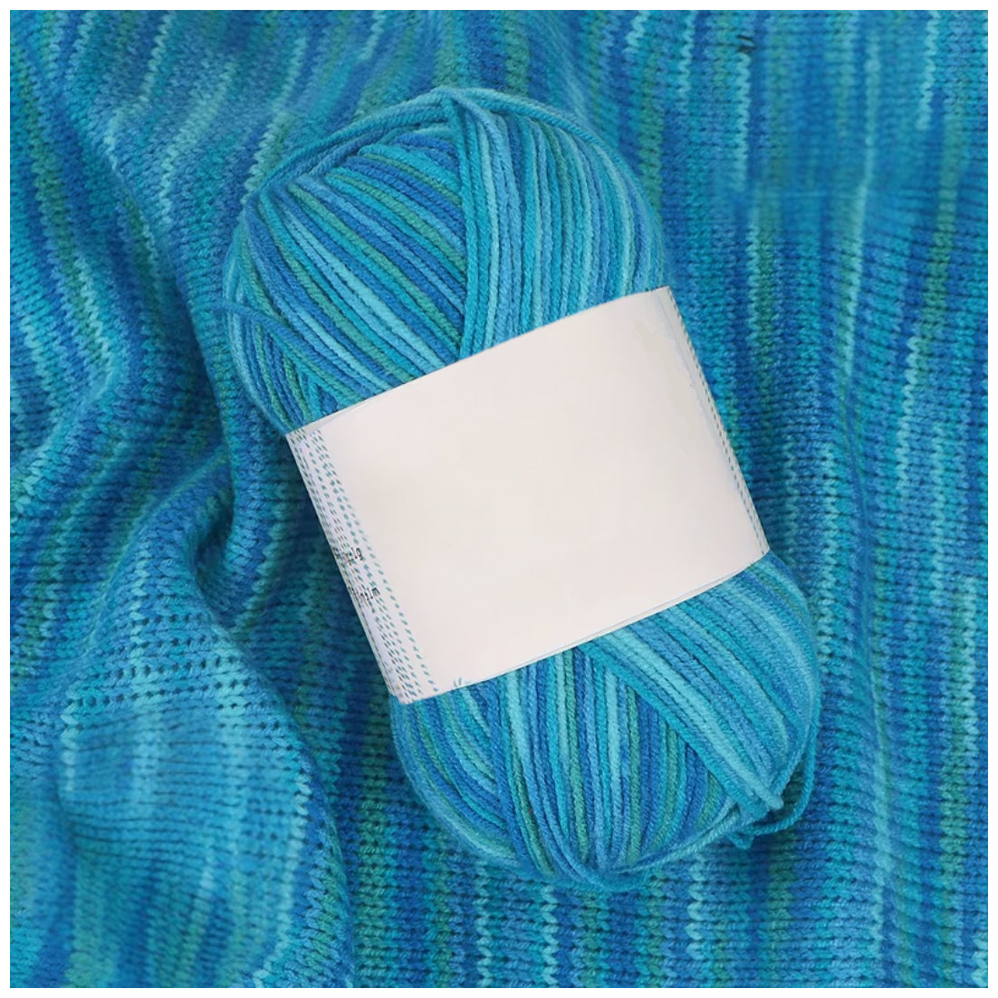 Soft Acrylic Variegated Baby Yarn – Fingering Weight for Knitting & Crochet, 50g/1.76oz 191 yards