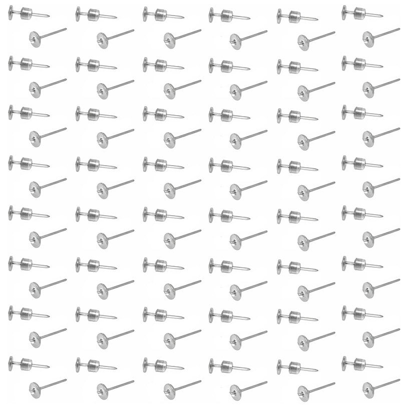 Invisible Plastic Earring Stud Pins Blank Findings for DIY Jewelry Making Hypoallergenic Lightweight Craft Supplies