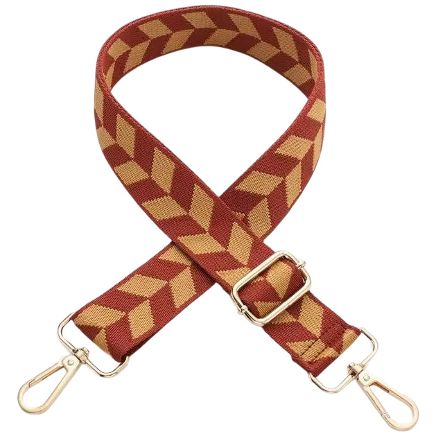 Adjustable 11-Inch Wide Stripe Purse Strap Replacement for Crossbody Handbags and Shoulder Bags