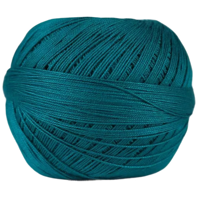 Mercerized Cotton Lace Yarn – Smooth, Shiny Cotton Yarn for Crochet and Hand Knitting, 50 Grams/1.76oz 317 Yards