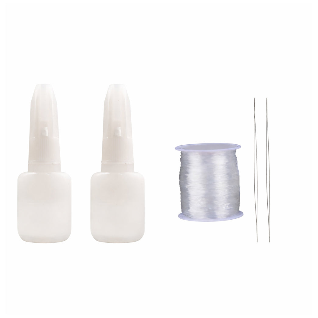 Jewelry Glue 10g and 100m Elastic String for Bracelet Making Kit and Bead Repair Supplies