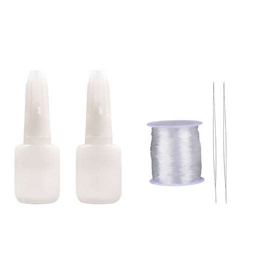 Jewelry Glue 10g and 100m Elastic String for Bracelet Making Kit and Bead Repair Supplies