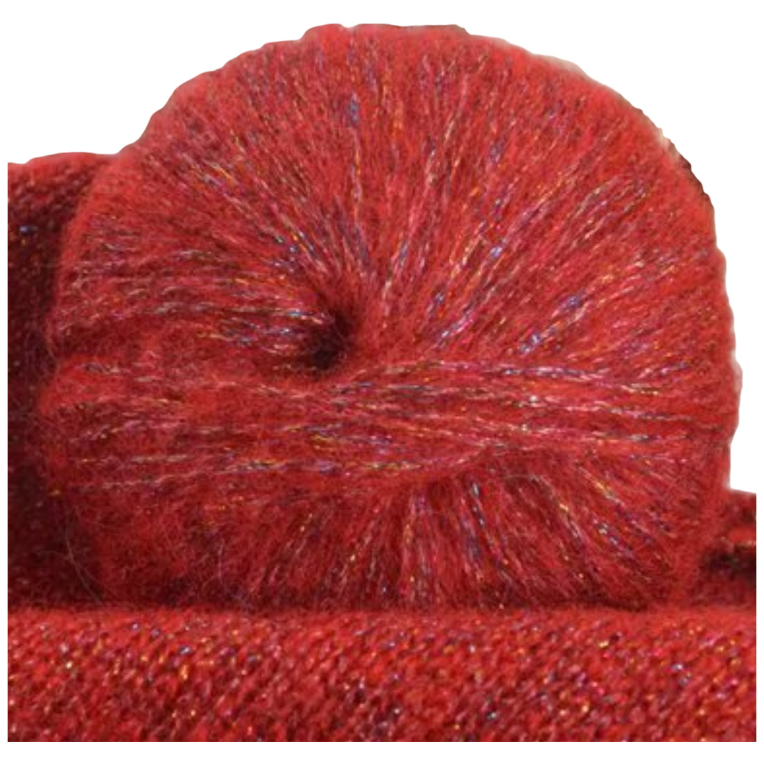 Glitter Knitting Yarn Sparkle Metallic Acrylic Wool for Crochet and Hand-Knitting, 25 Grams/0.85oz 109 Yards