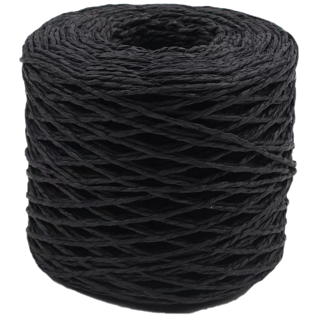 Colorful Double Strand Raffia Paper Rope 200m for DIY Hats, Bags & Crafts, 110 Grams/3.88oz 218.72 yards