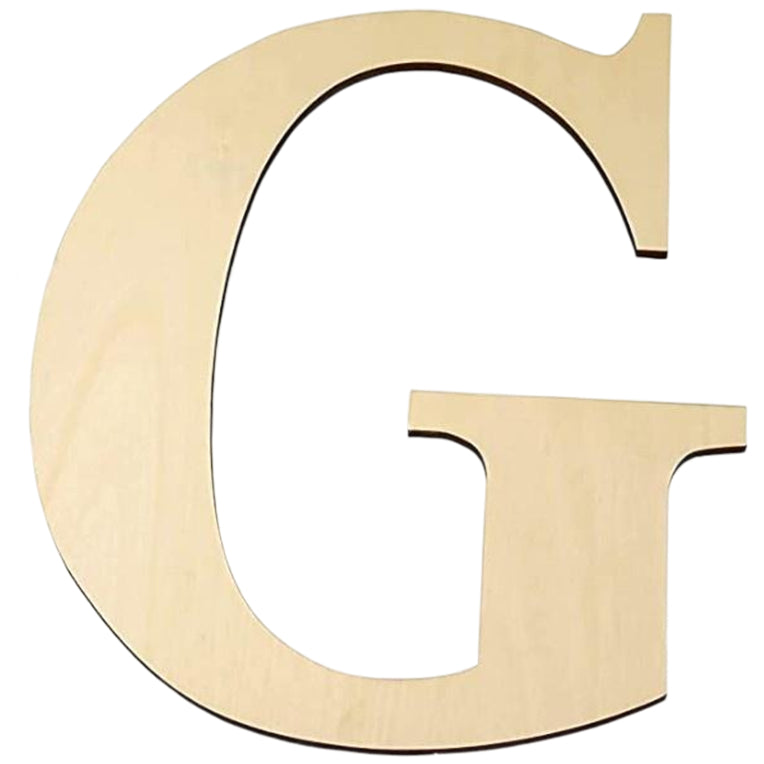 17 Inch Large Unfinished Wooden Letters and Numbers for Crafts and Home Event Decorations