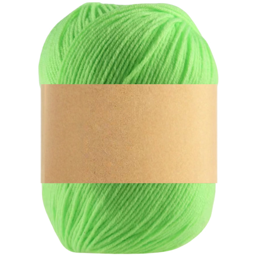 Silk Effect Microfiber Acrylic Yarn, Solid Colors for Baby Projects, 50 Grams/1.76oz 191 Yards