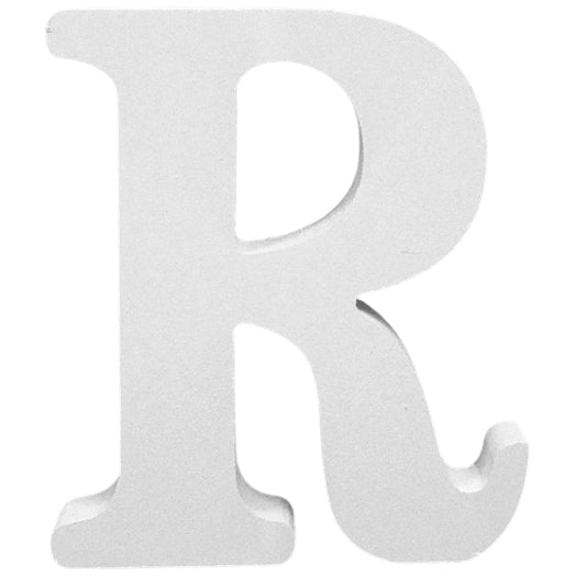 8 Inch White Wooden Letters for Wall Decor Unfinished Wood Alphabet for Home Crafts DIY Signs