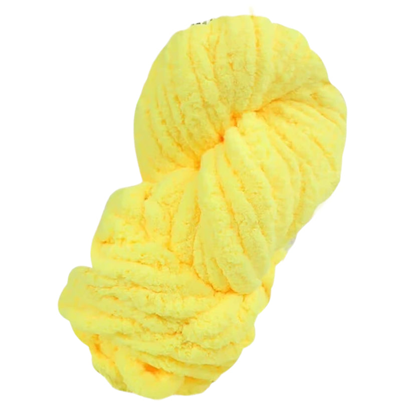 Super Chunky Chenille Yarn Soft Thick Fluffy Polyester for Arm Knitting Blankets and Home Decor, 20mm Thick 250 Grams/8.82oz 27.34 yards