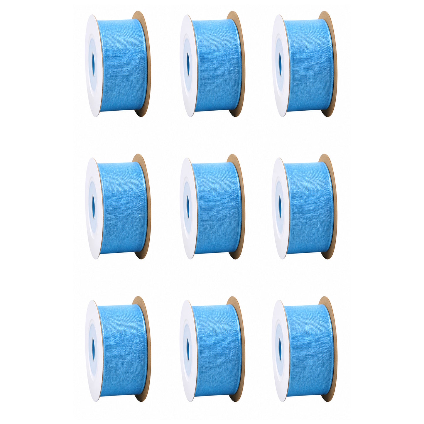 Ribbon Set for Gift Wrapping Weddings Crafts Bows and DIY Decorations, Pack of 9