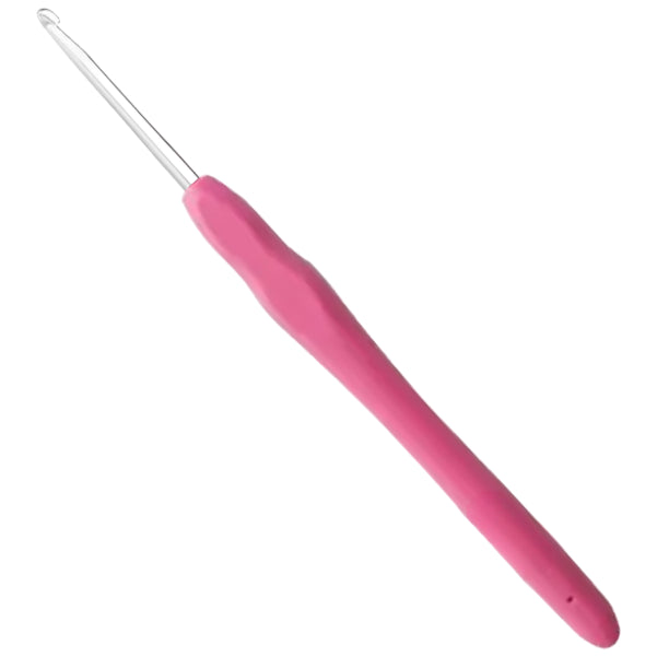 Ergonomic Crochet Hook with Soft Handle – Long Needles for Beginners