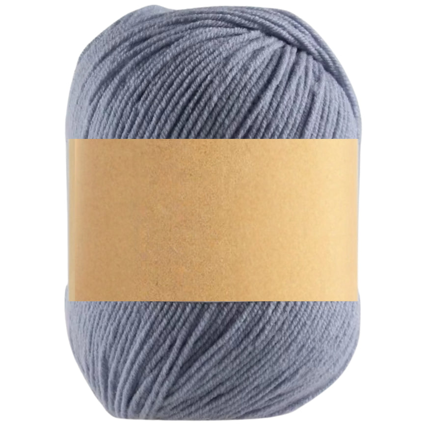 Silk Effect Microfiber Acrylic Yarn, Solid Colors for Baby Projects, 50 Grams/1.76oz 191 Yards