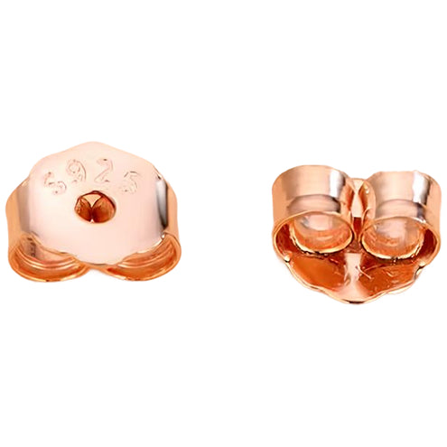 Screw On Earring Backs Pair for Diamond Studs and Threaded Post Jewelry