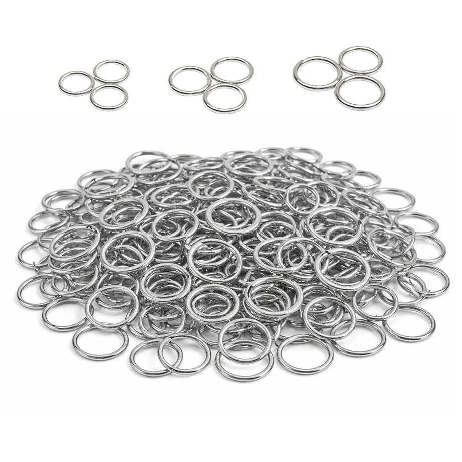 Stainless Steel Jump Rings Thick Strong Connector Rings for Jewelry and DIY Crafts, Pack of 300