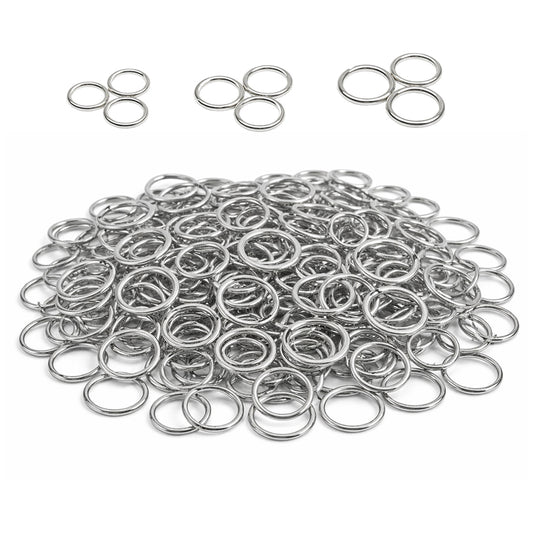Stainless Steel Jump Rings Thick Strong Connector Rings for Jewelry and DIY Crafts, Pack of 300