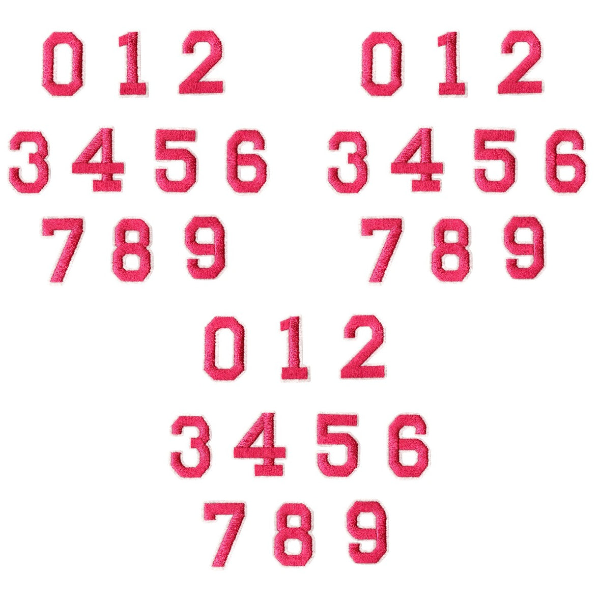 Iron-On Alphabet and Number Embroidered Patches for Clothing, Hats, Jeans, DIY Crafts and Sewing Repairs